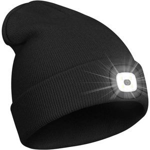Unisex Beanie Hat with The Light Gifts for Women Men Dad Father USB Rechargeable